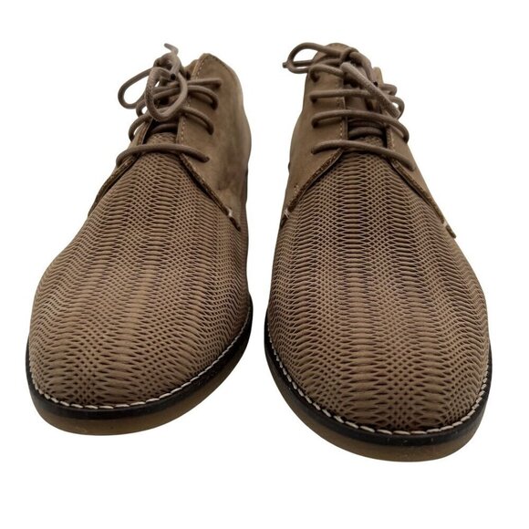 ALDO NEW Mens10 Maedagua Lace Up Oxford Shoes Suede Mesh Beige Portugal Made main image 11